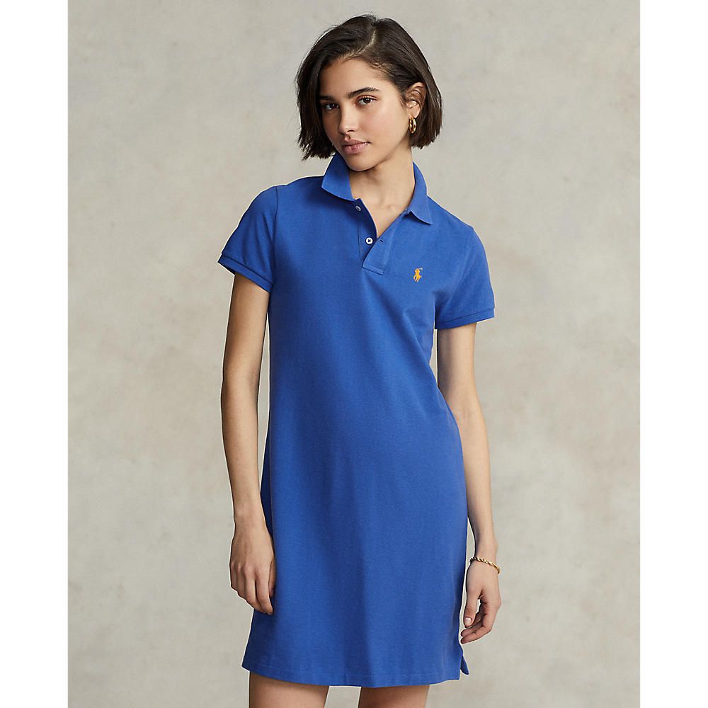 Polo Ralph Lauren Polo Short-sleeve Dress In Blue