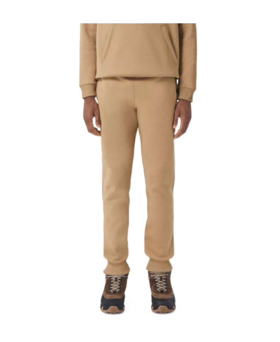 Burberry Check-pattern Track Pants In Nude