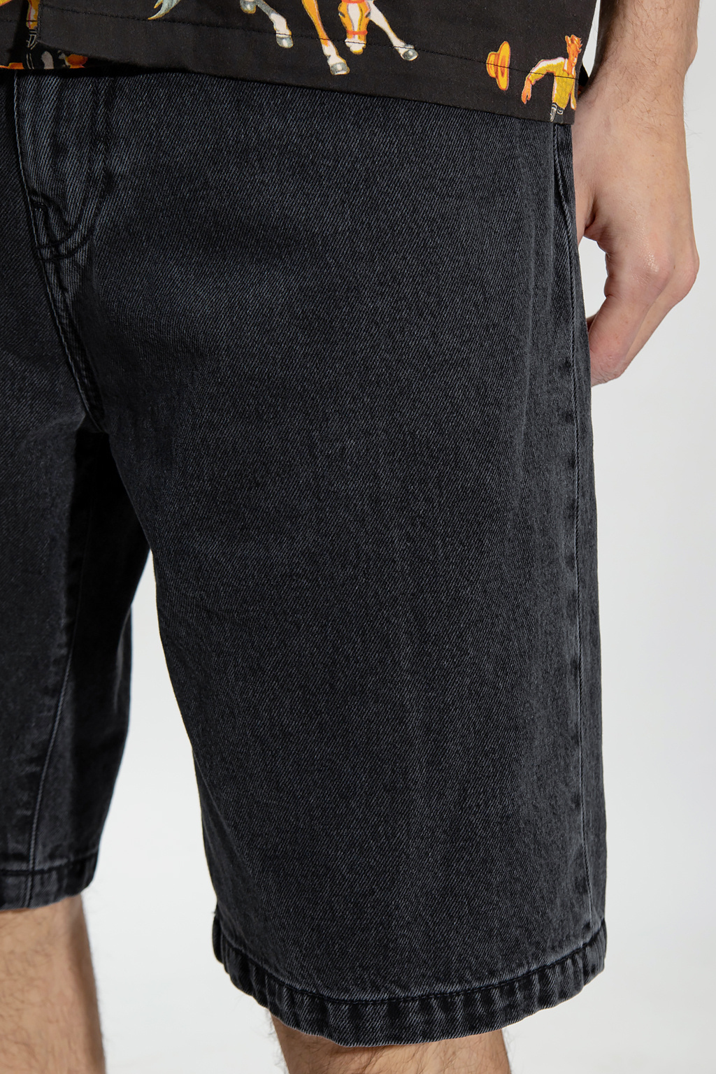 Carhartt Landon Denim Shorts In Black