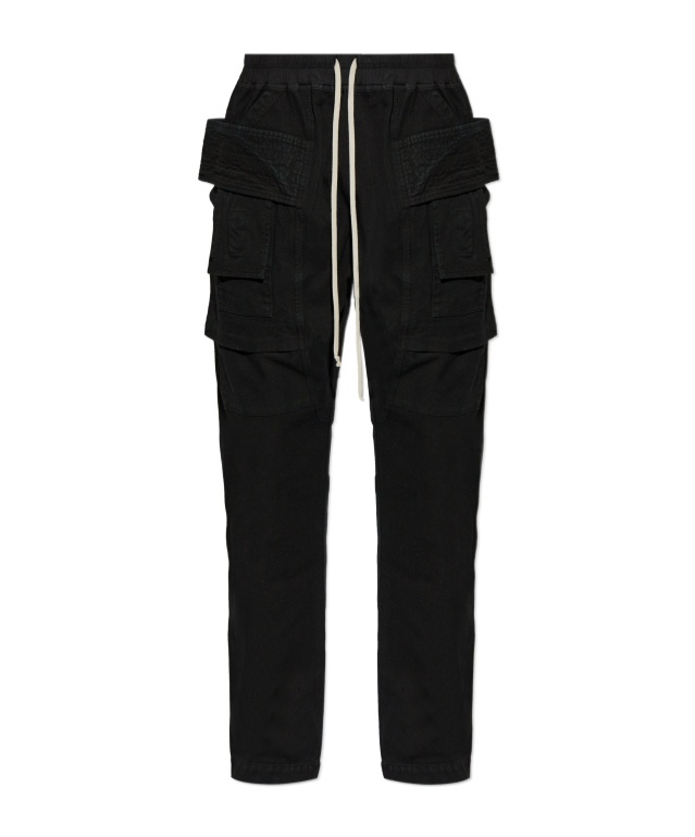 Rick Owens Drkshdw Drkshdw By Rick Owens Man Pants Black Size Xl Cotton In Black