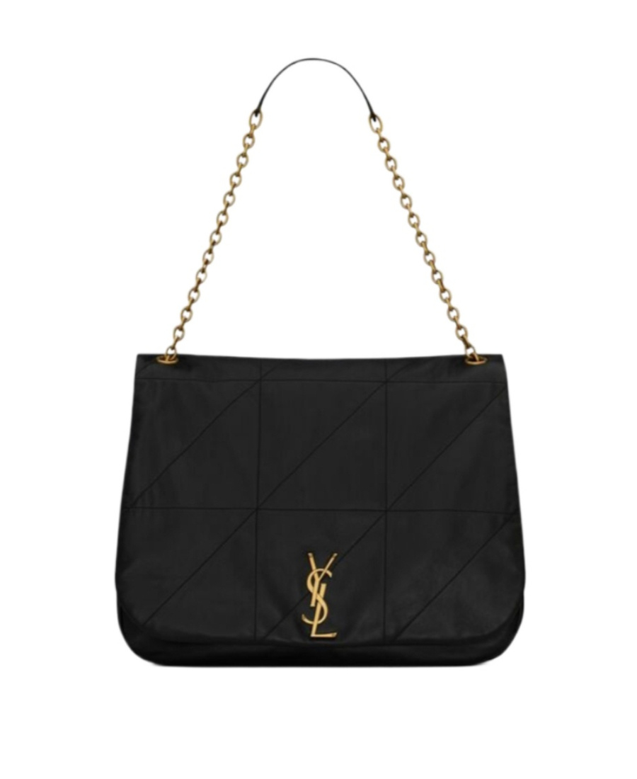 Saint Laurent Jamie Leather Shoulder Bag In Black