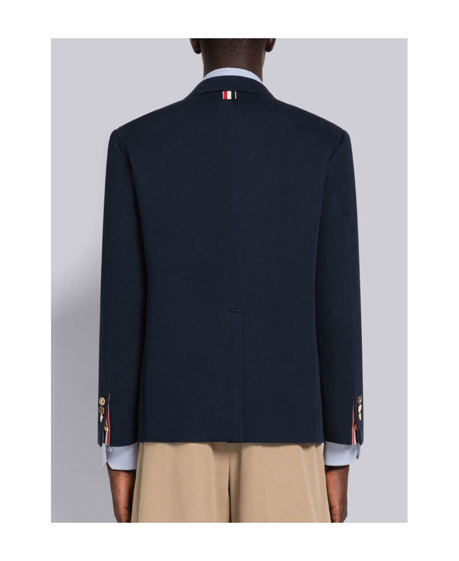 THOM BROWNE RWB-STRIPE TAILORED BLAZER