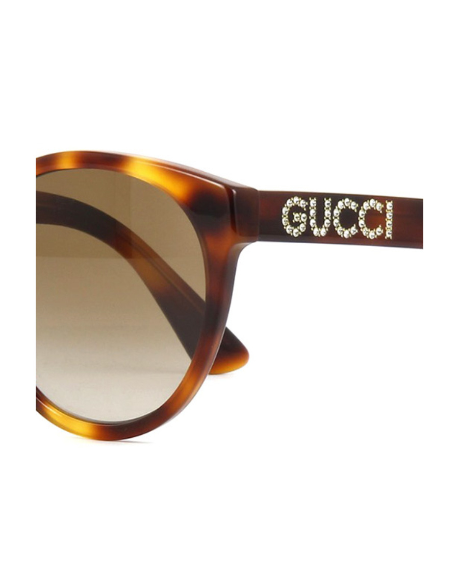 Gucci Cat Eye Frame Sunglasses In Brown