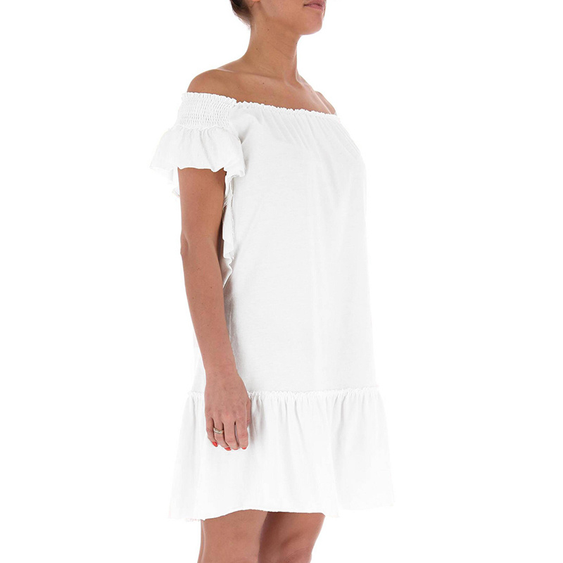 Red Valentino Shoulder-length Design Dress In White
