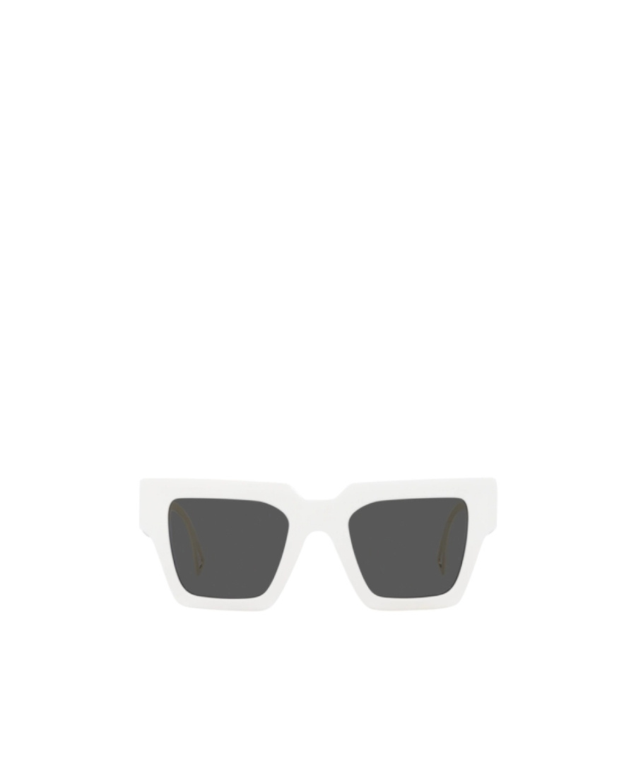 Versace Womens White Ve4431 Logo Cut-out Acetate Sunglasses In Black