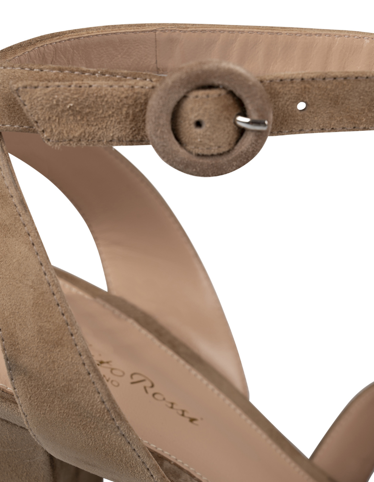 Gianvito Rossi Round-toe High-heeled Sandals In Brown