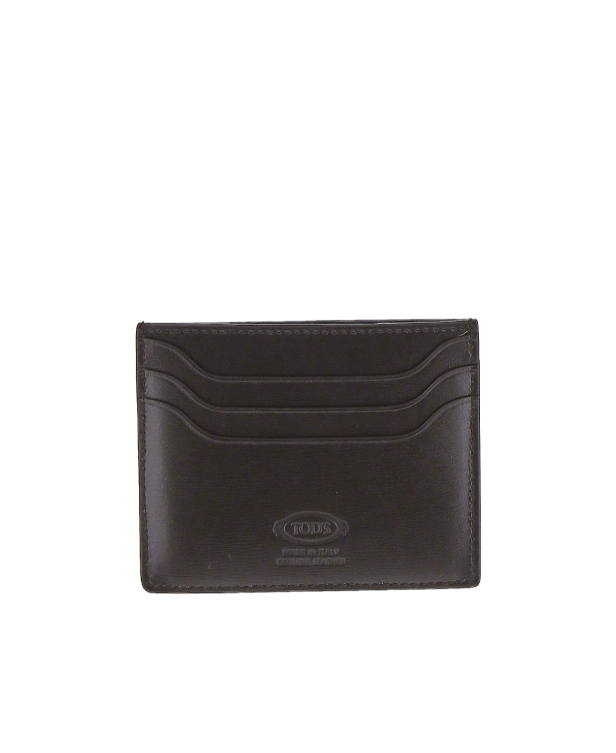 TOD'S TOD'S LOGO PLAQUE CARD HOLDER