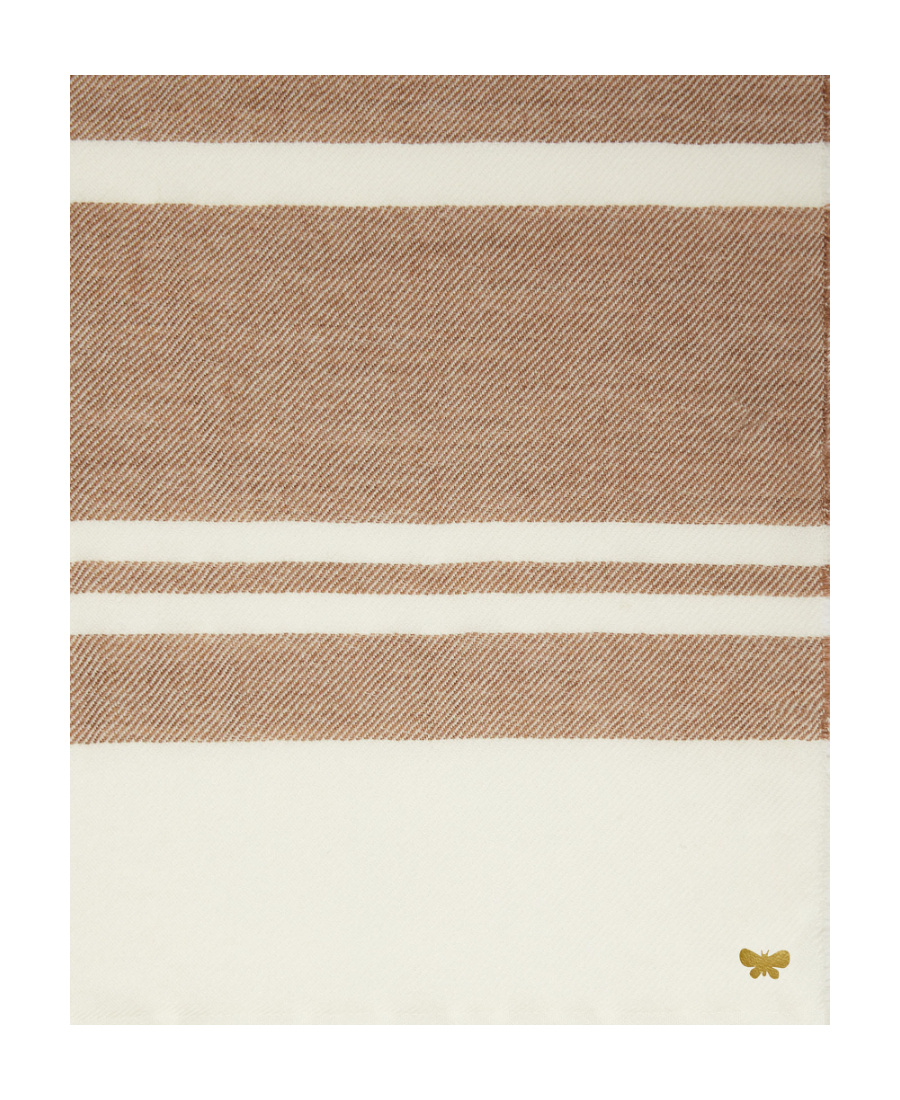 Weekend Max Mara Wool Scarf In White
