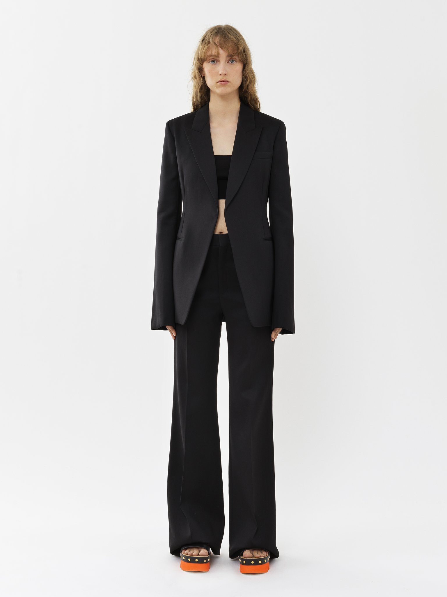 Chloé Lapel Suit Jacket In Black