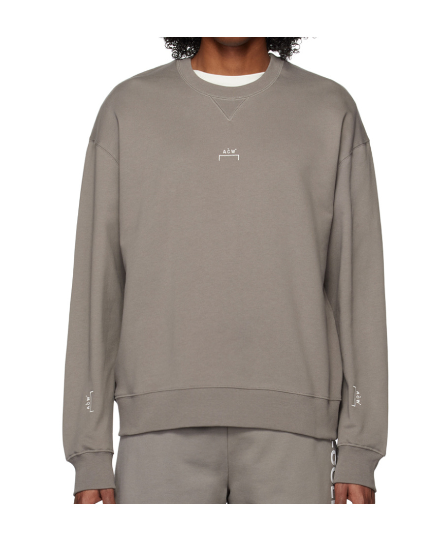 A-cold-wall* Essential Crew-neck Sweatshirt In Gray