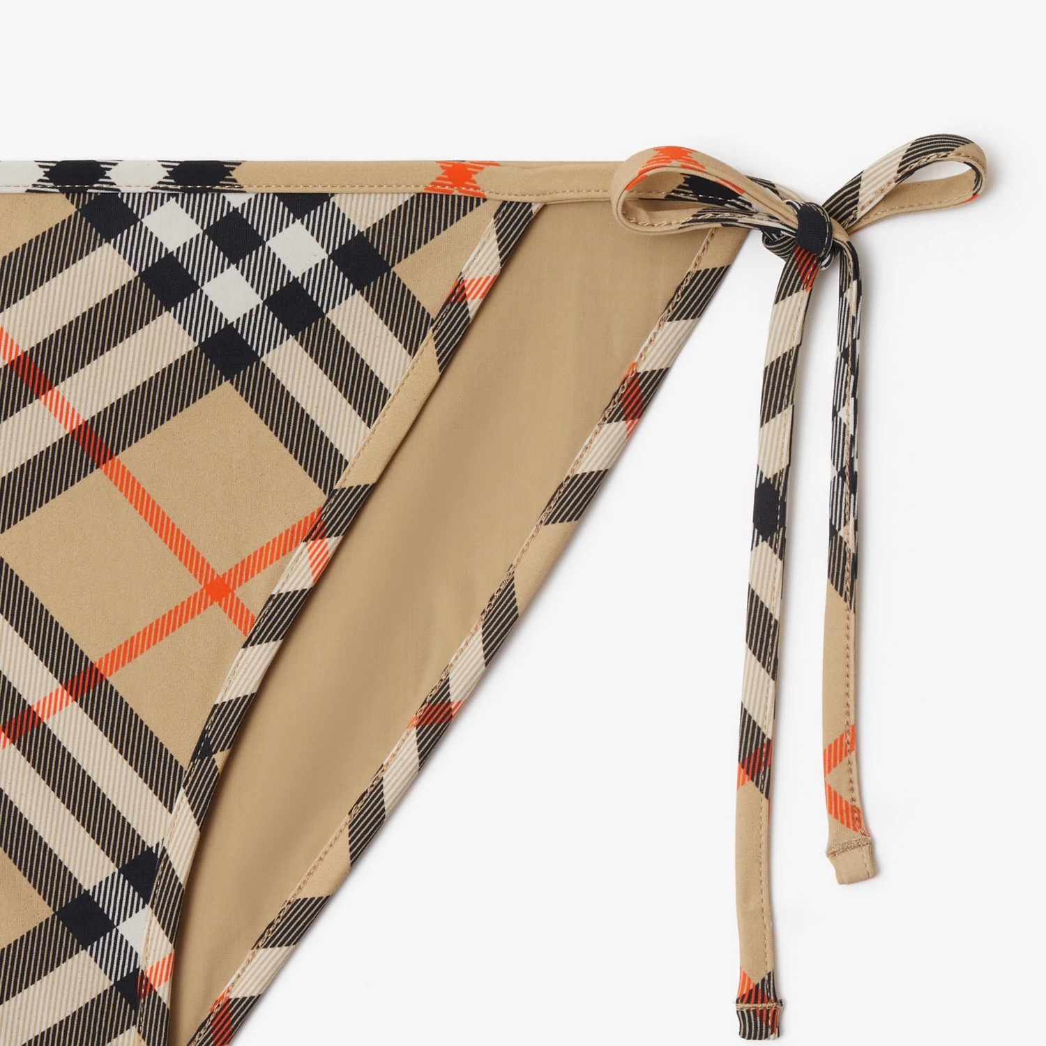 BURBERRY CHECK-PATTERN BIKINI BRIEFS