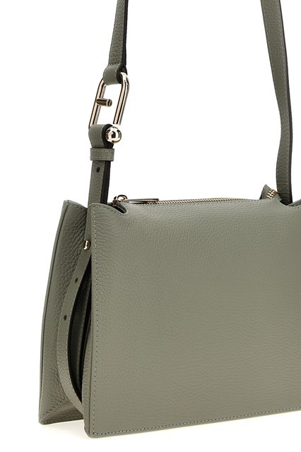 Shop Furla Nuvola Small Crossbody Bag In Green