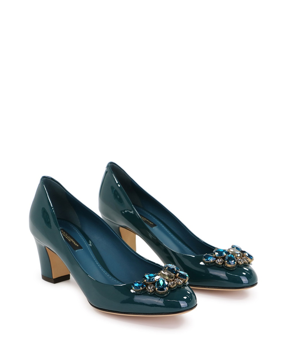 Dolce & Gabbana Crystal High Heels In Black