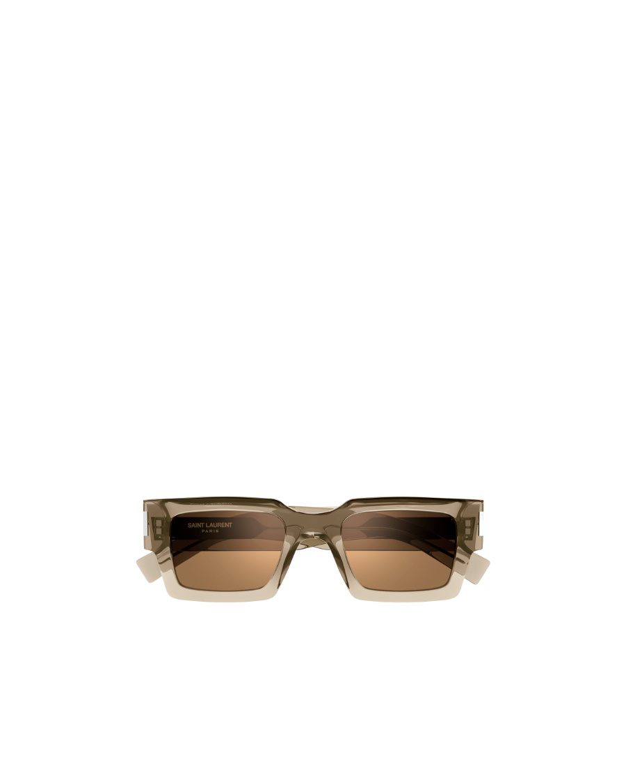 Saint Laurent Eyewear Core Square Frame Sunglasses In Brown