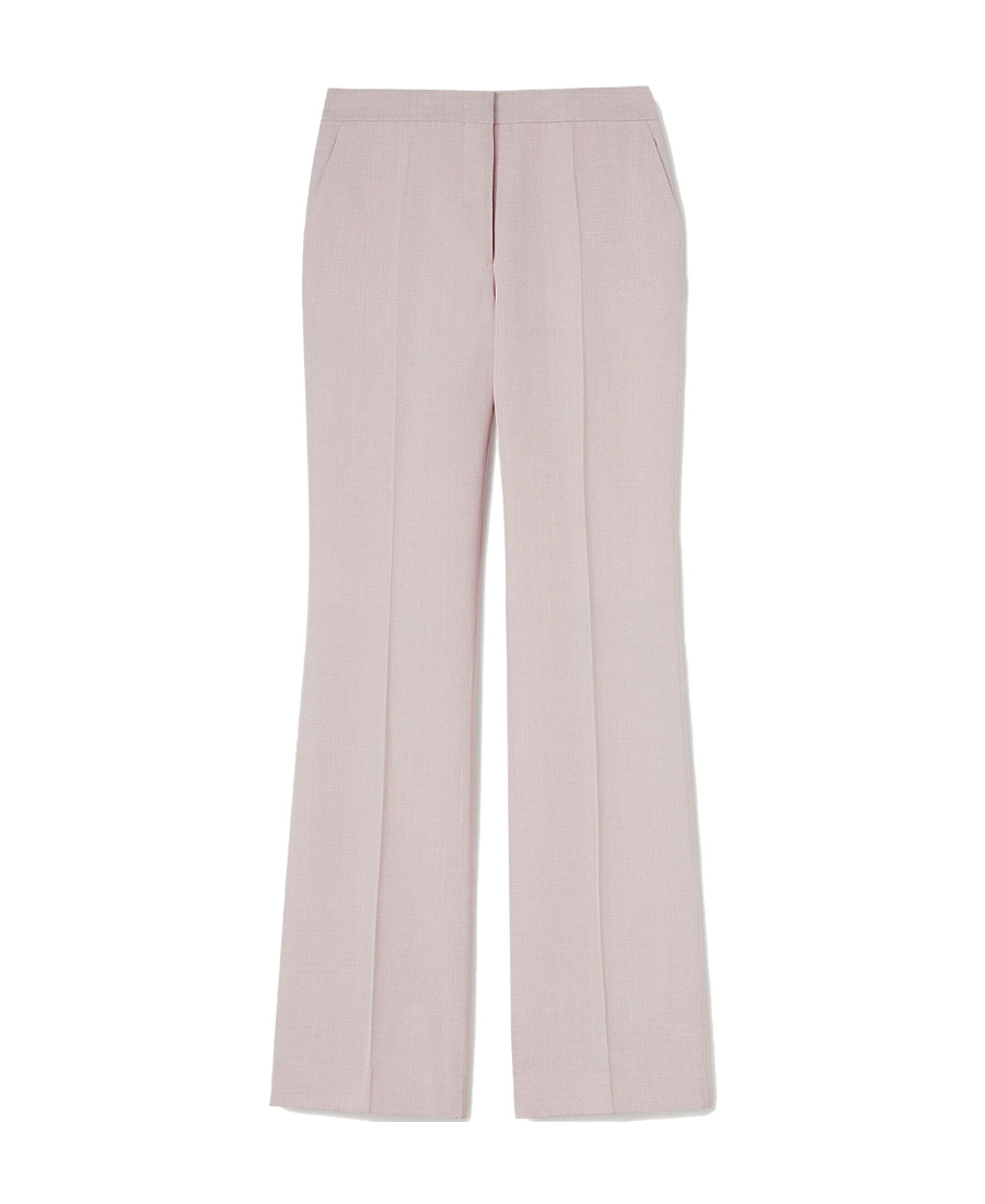 Jil Sander Pressed-crease Tailored Trousers In Pink