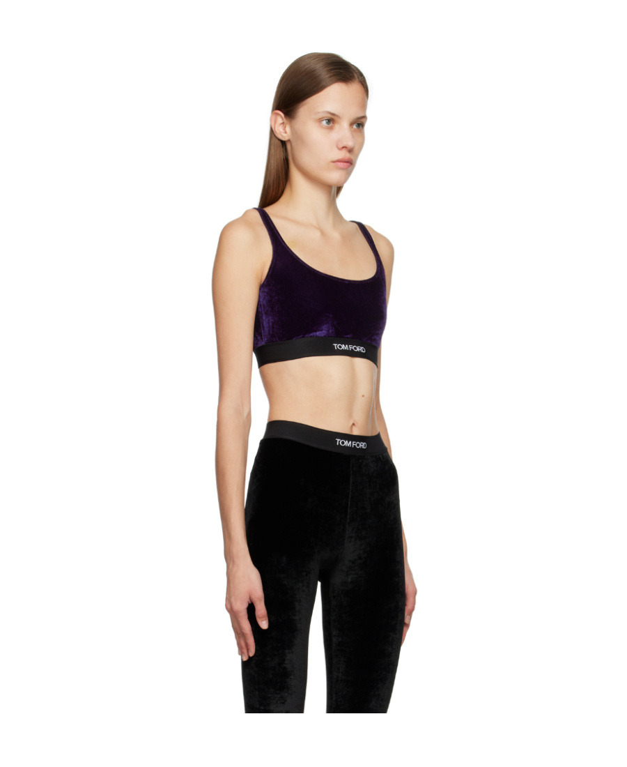 TOM FORD LOGO LOW ROUND NECK BRA