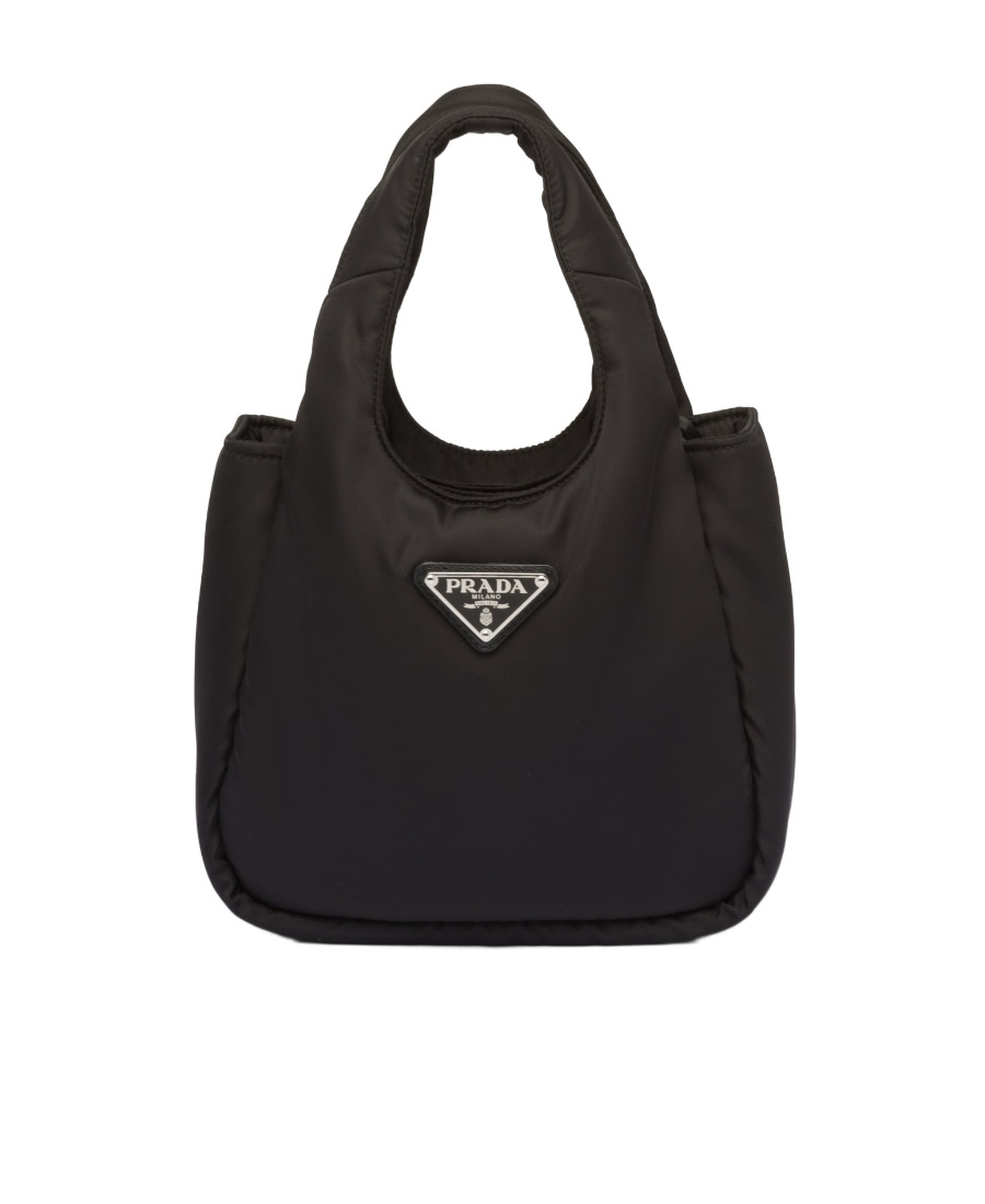 Prada Soft Padded Re-nylon Mini-bag In Black