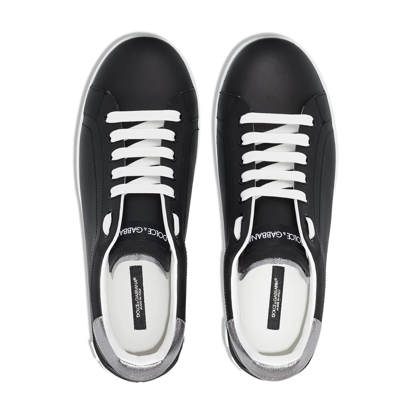 Shop Dolce & Gabbana Classic Portofino Sneakers In Black