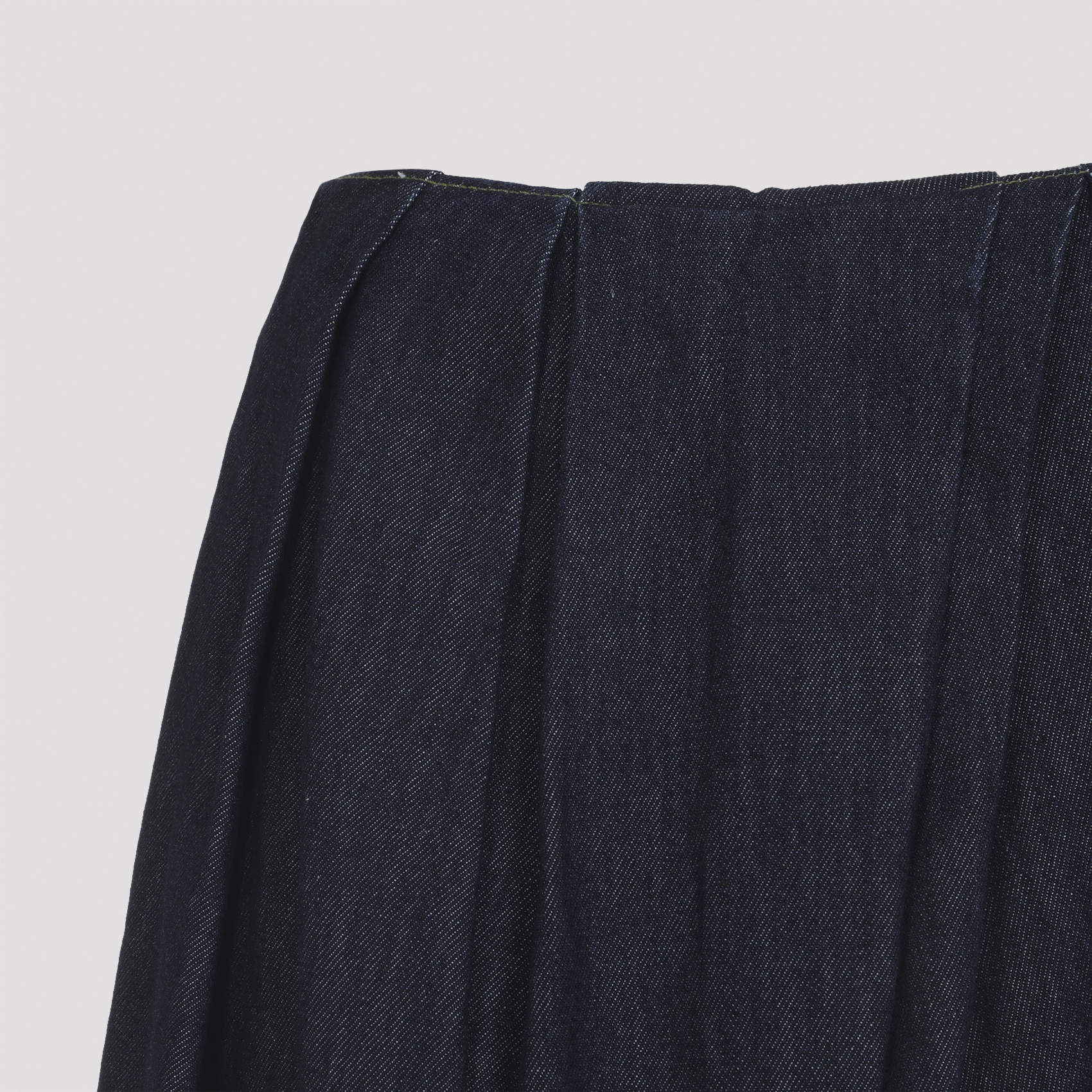 Dries Van Noten Pleated Style Skirt For Modern Wardrobe In Blue