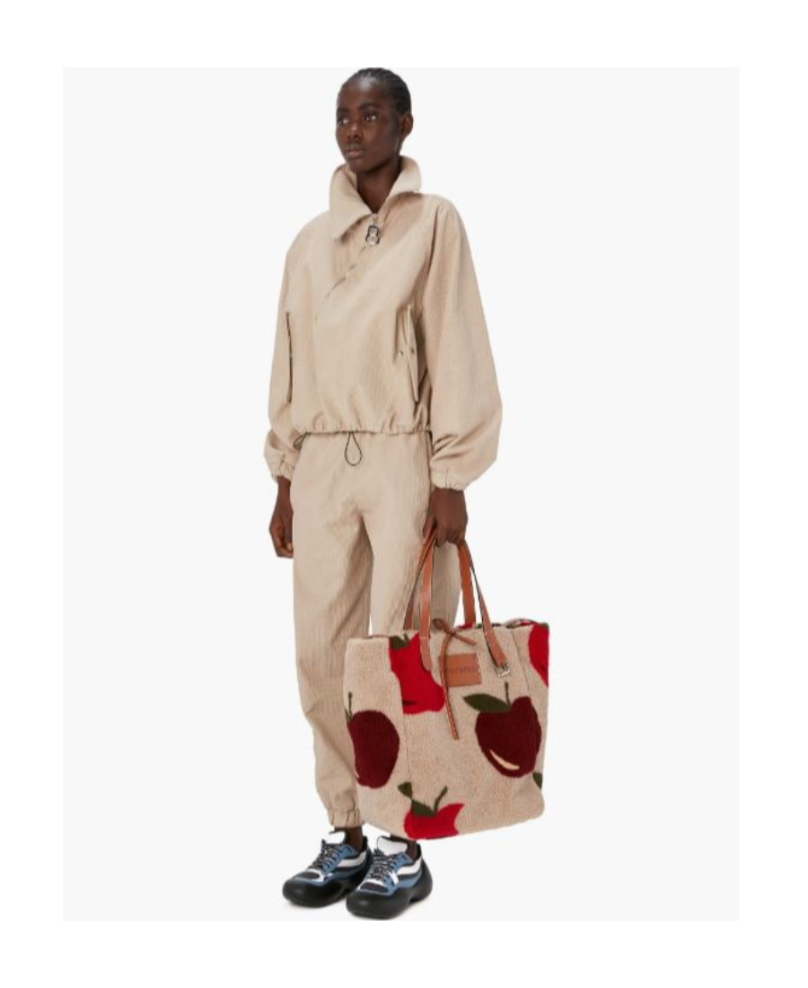 Jw Anderson Tapered-leg Track Pants In Nude