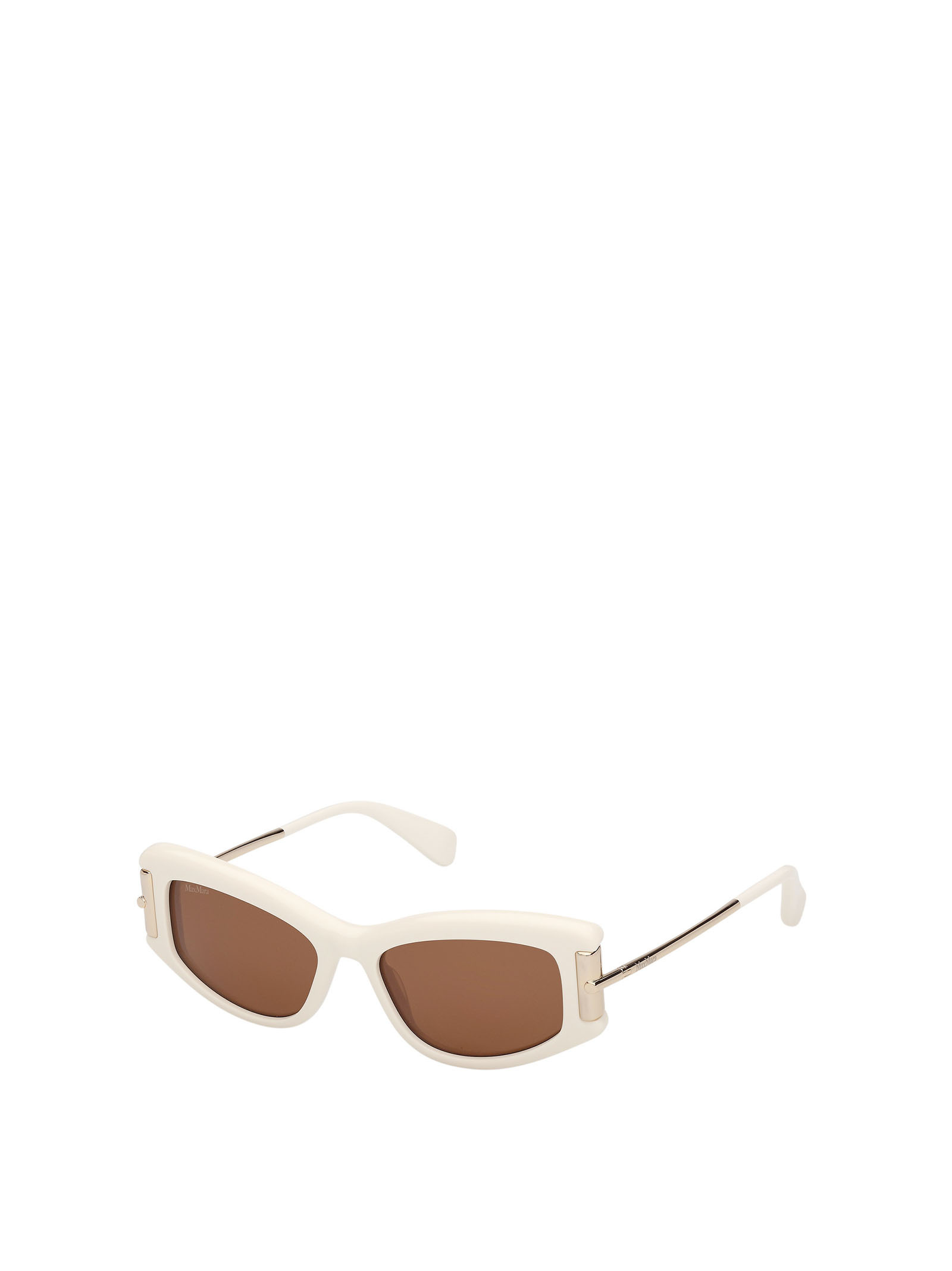 Max Mara Cat-eye Sunglasses In White