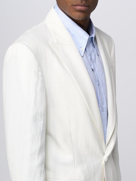 Etro Single-breasted Tailored Blazer In White