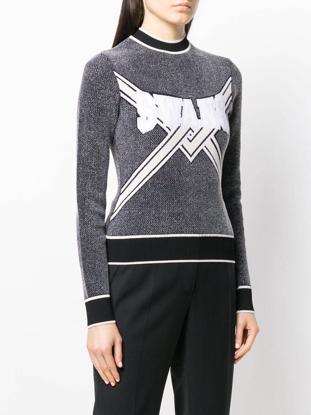 Off-white Off White Swan Knitwear In Black