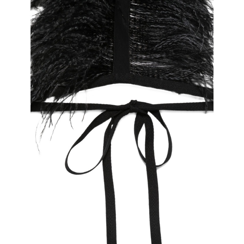 Ann Demeulemeester Detailed Laces In Black