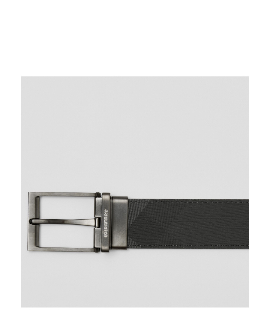 BURBERRY CHECK-PRINT REVERSIBLE BELT