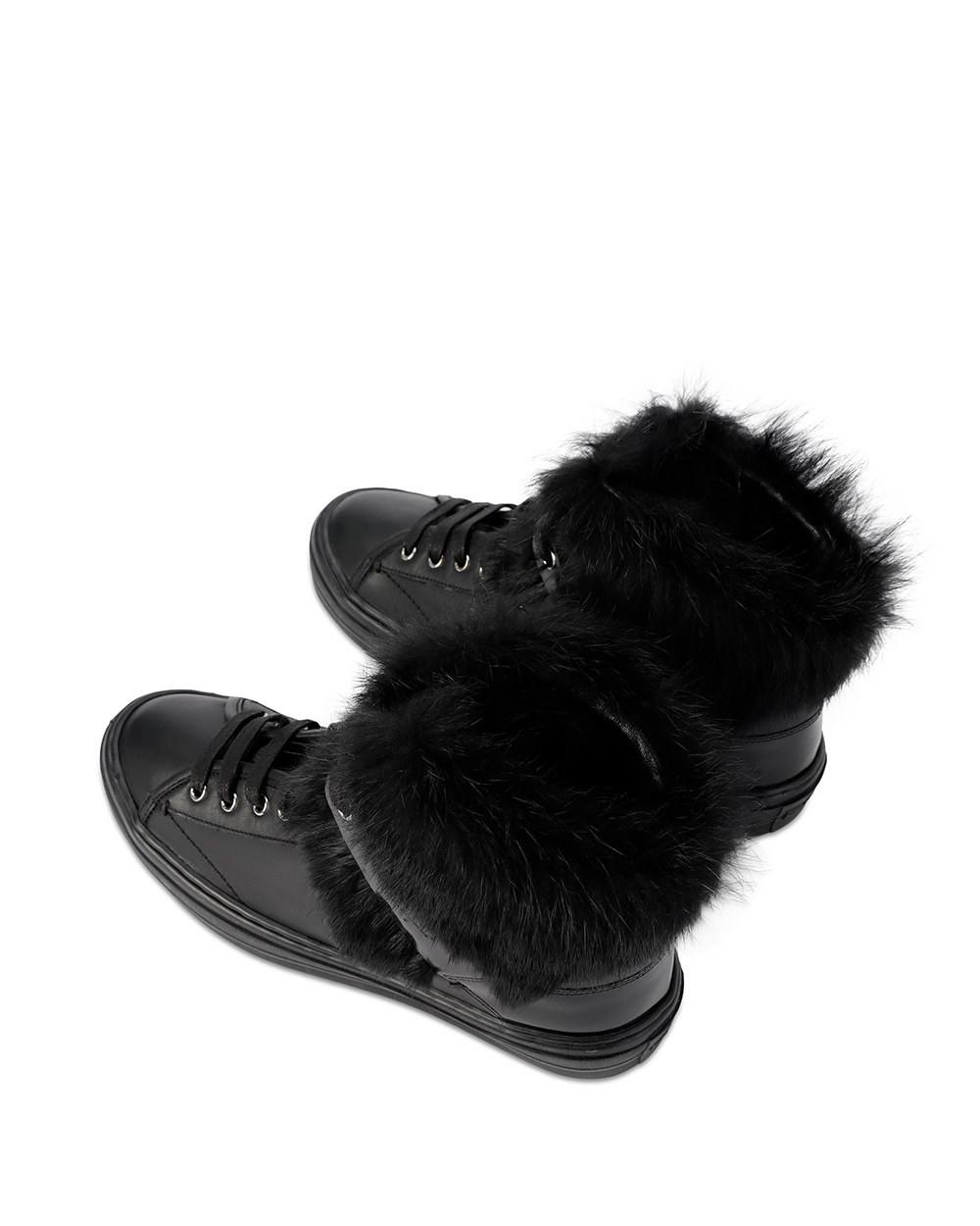 Ferragamo Lace-up Boots In Black