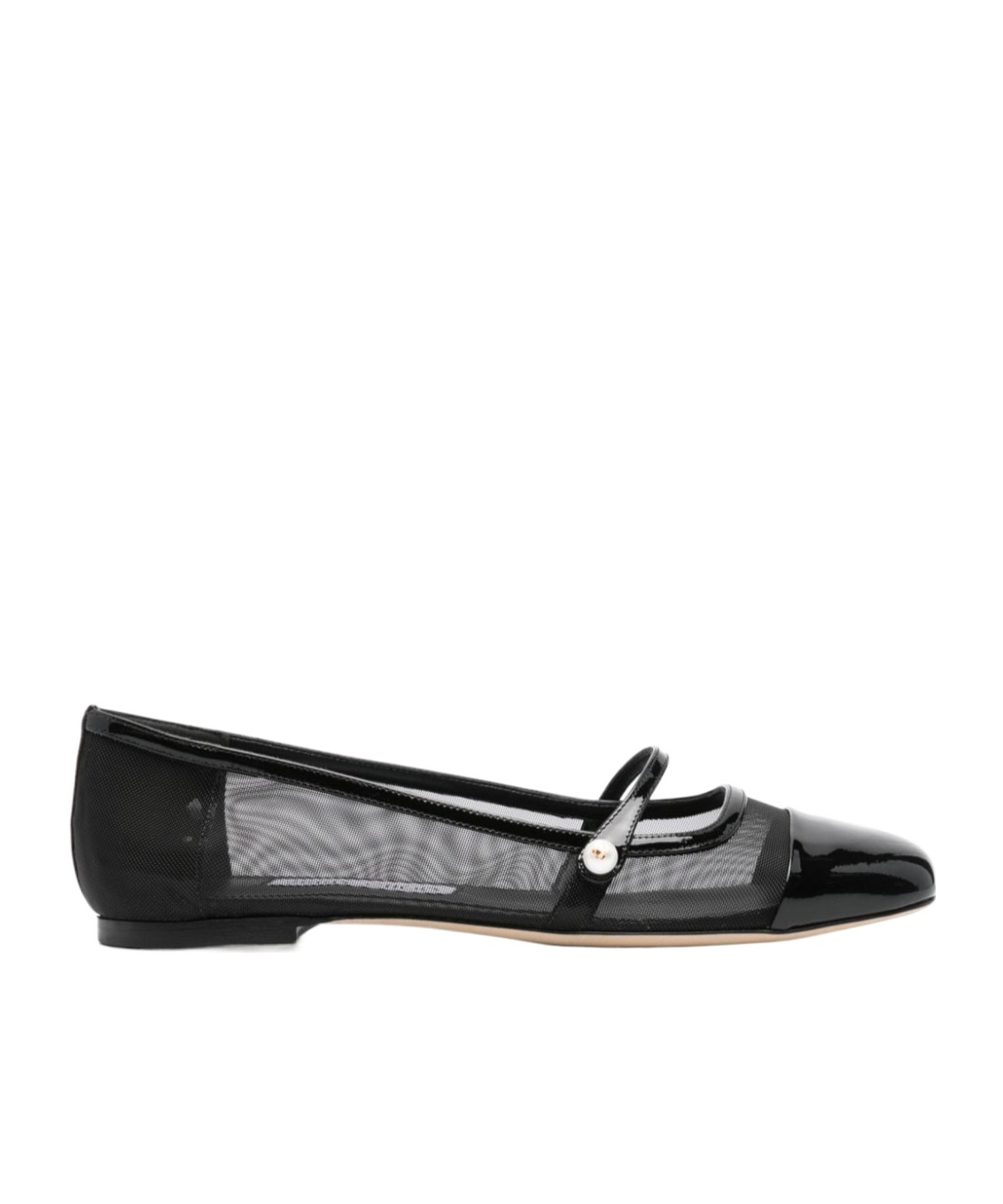 Jimmy Choo Elisa Womens Patent Trim Leather Mary Janes In Black