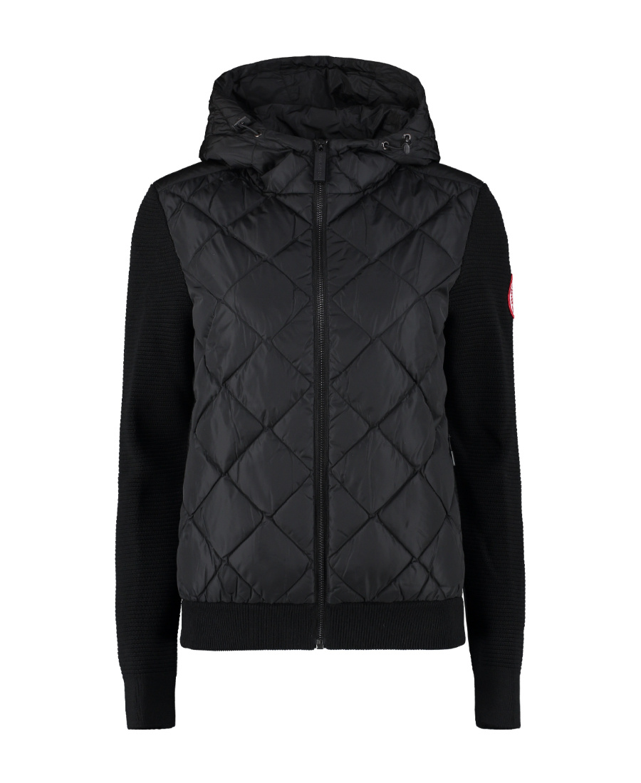 CANADA GOOSE RIBBED PANEL JACKET