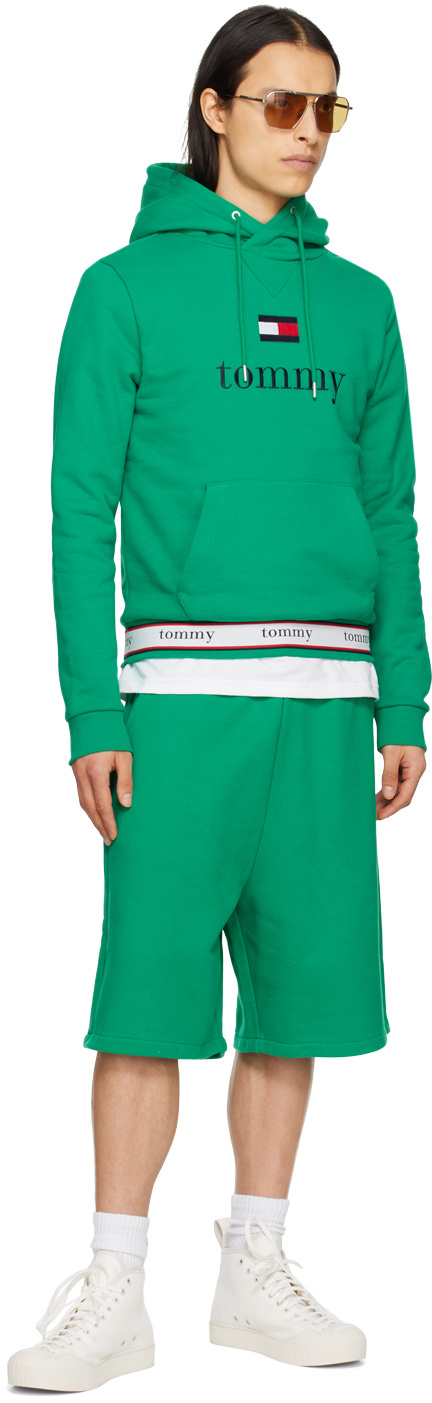 Tommy Hilfiger Repeat Hoodie In Green