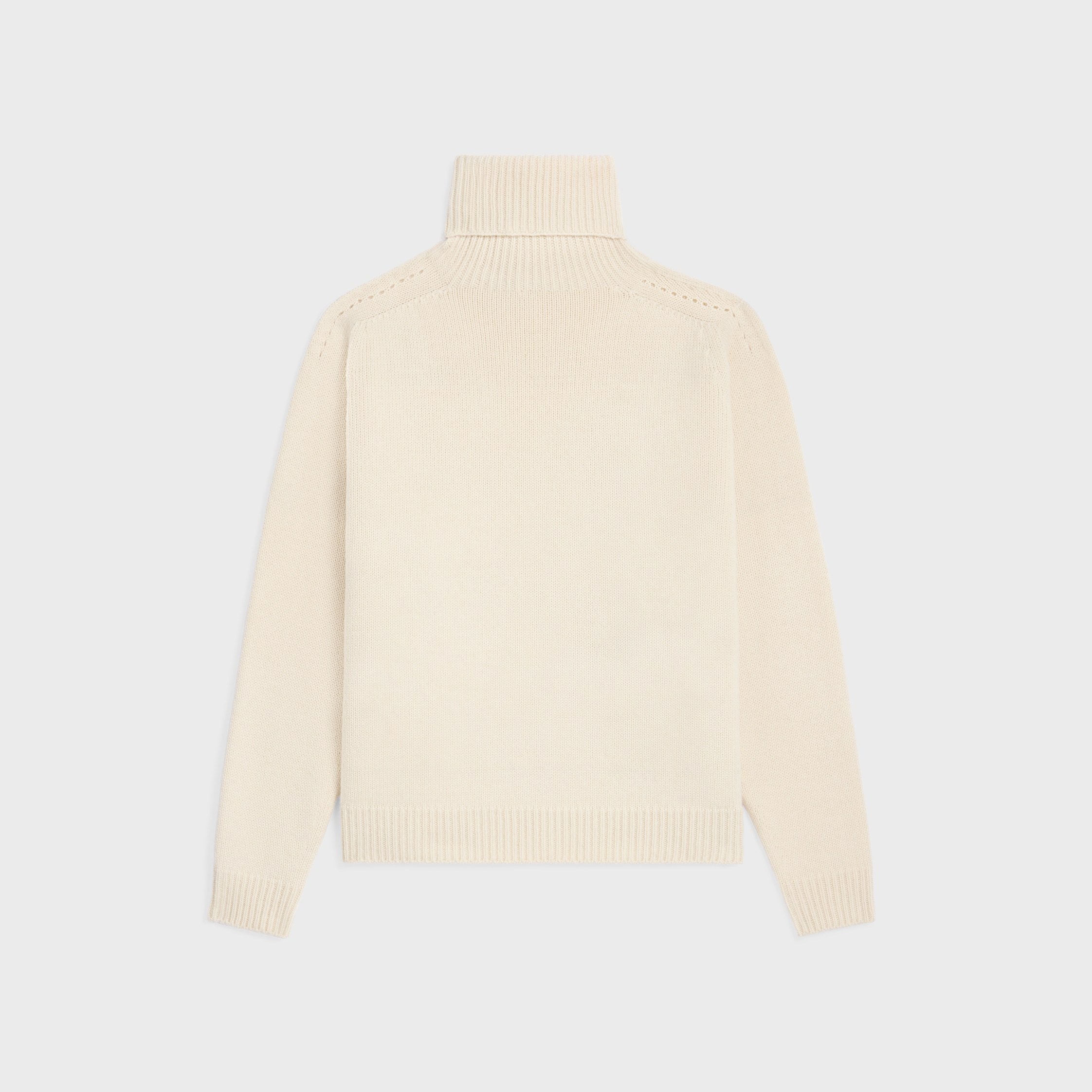 Celine Turtleneck Sweater In Seamless Cashemire In Neutral
