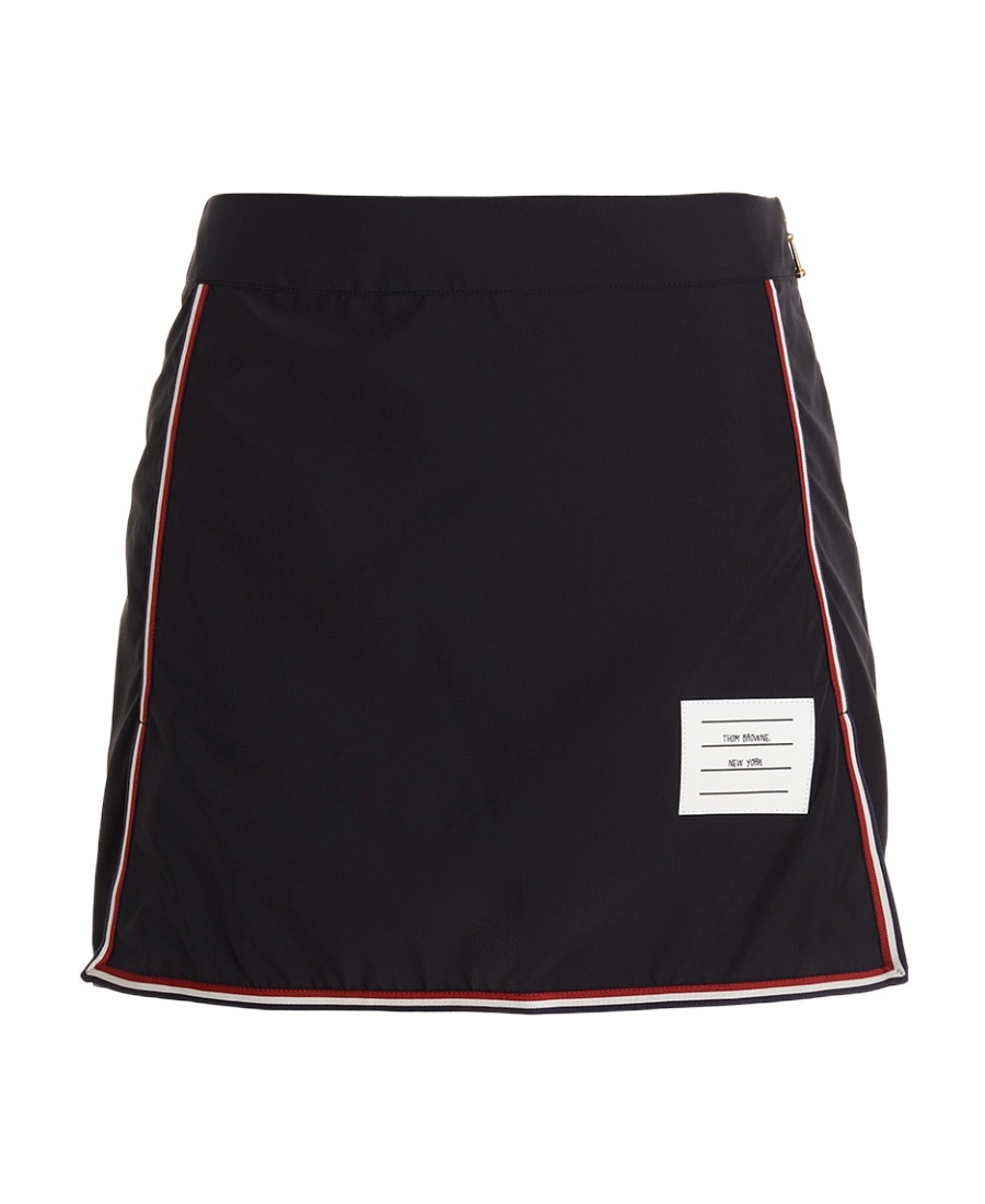 Thom Browne Rwb Golf Mini Skirt In Black