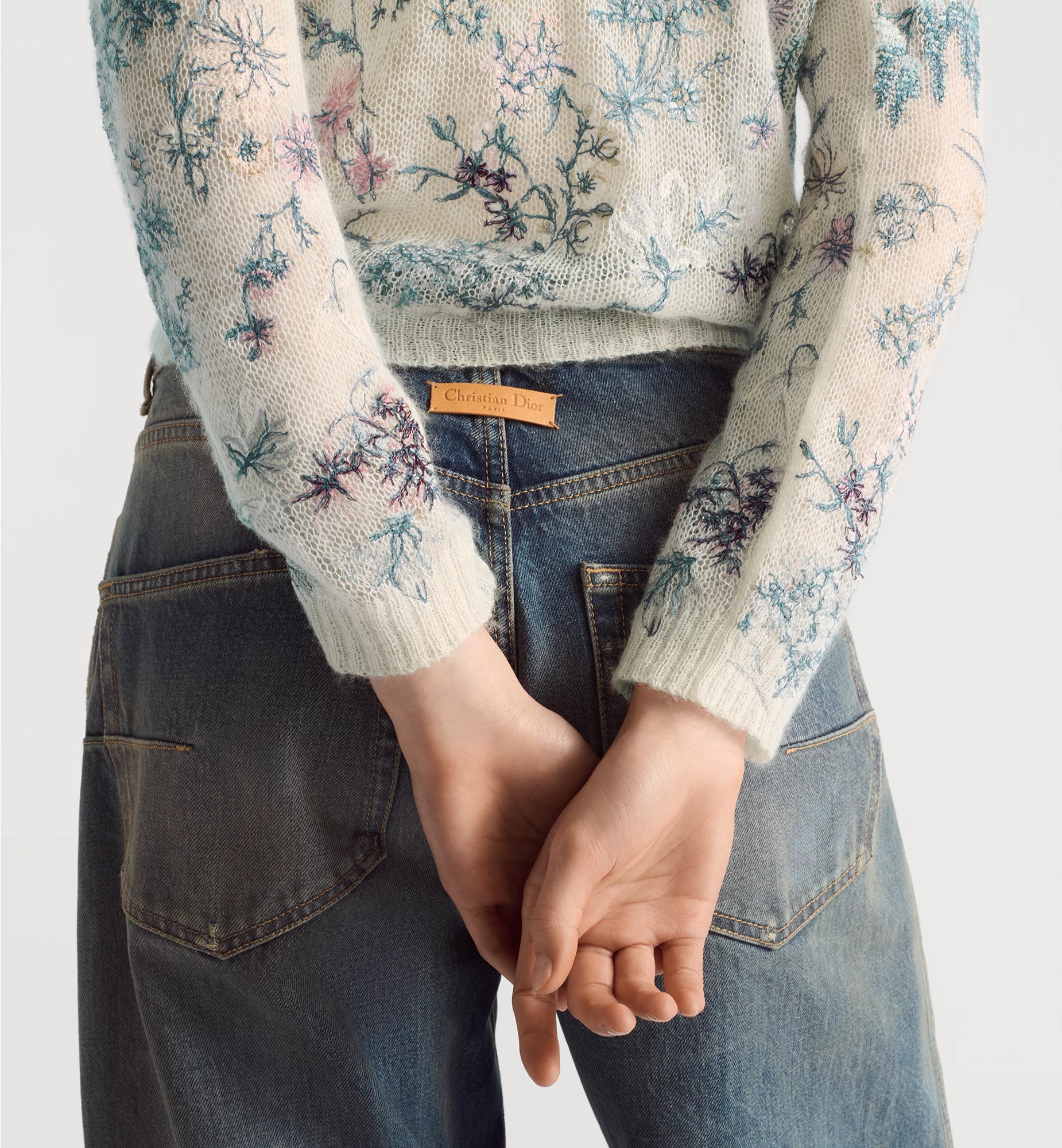 DIOR EMBROIDERED SWEATER