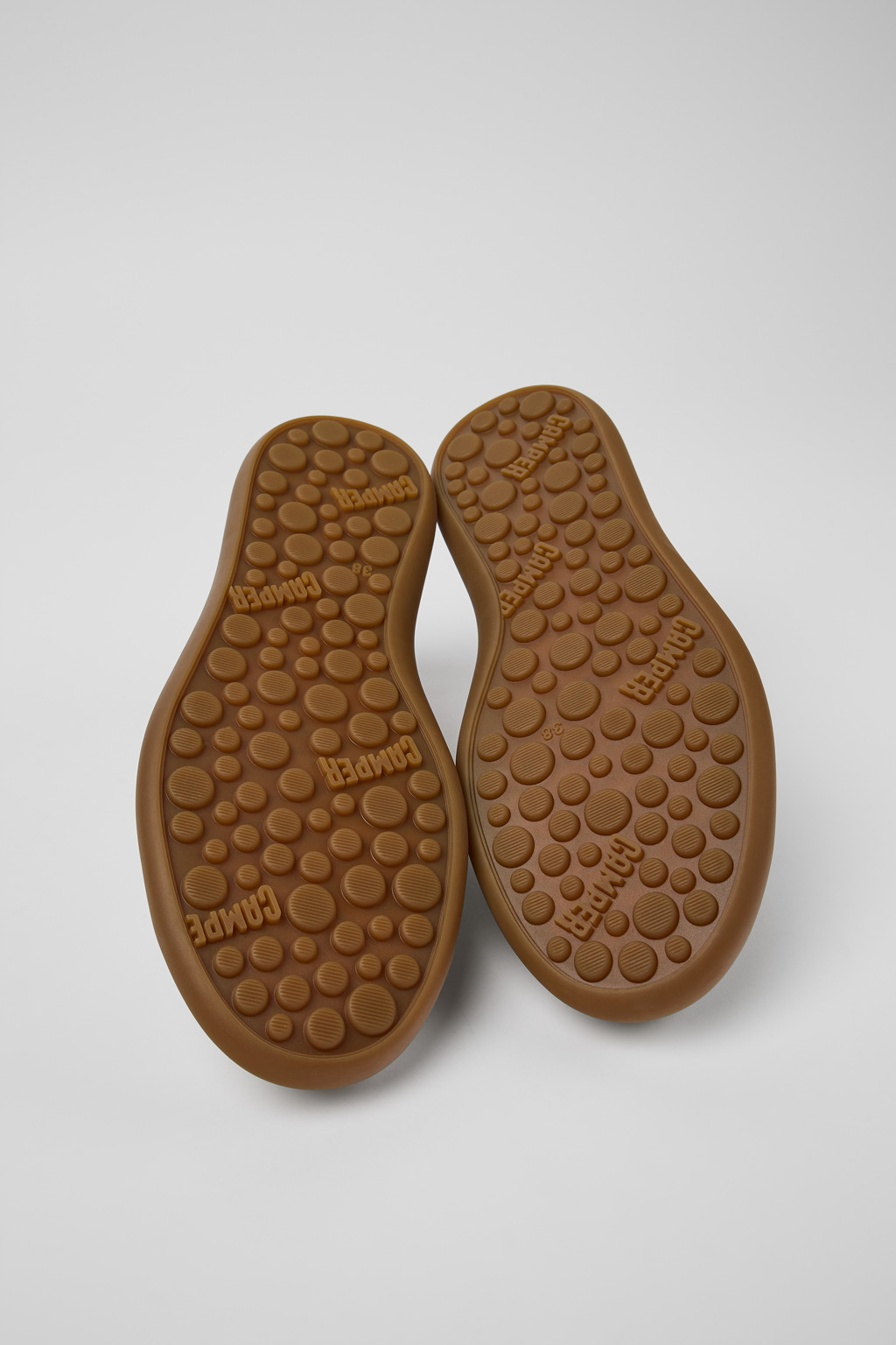 Camper Perforated Lace-up Sneakers In Gray