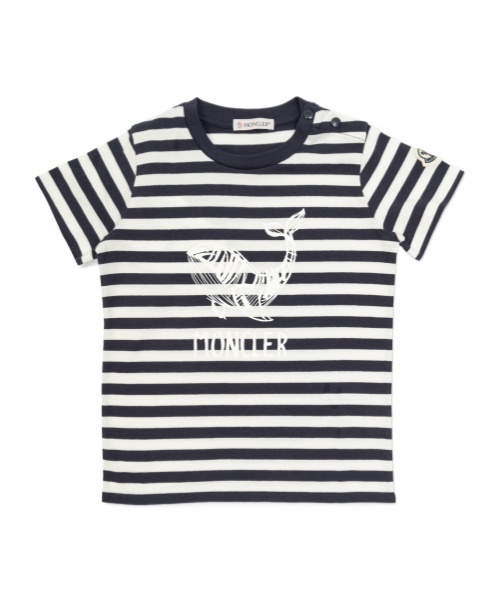 Moncler Striped T-shirt In White