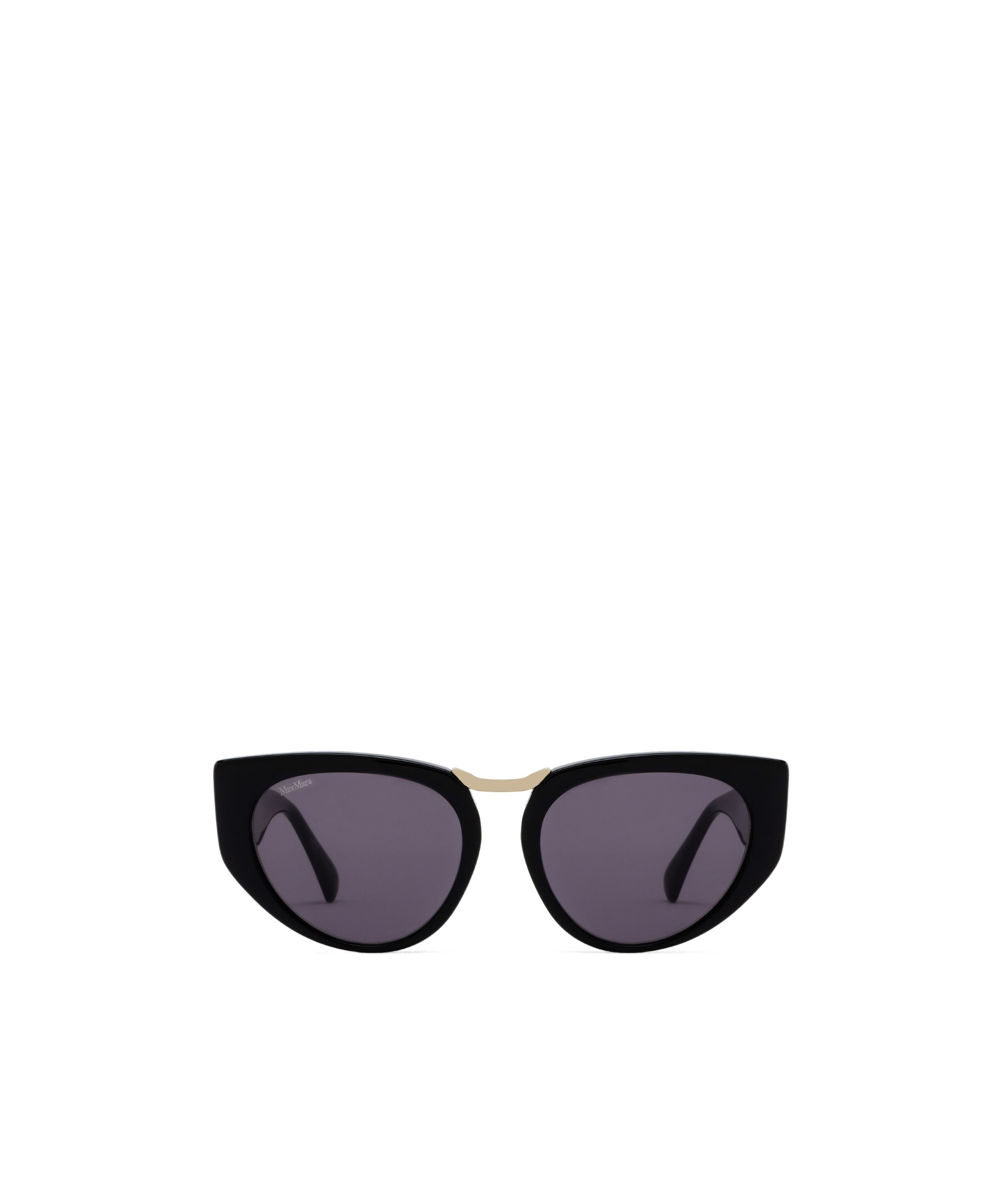 Max Mara Logo Sunglasses In Black