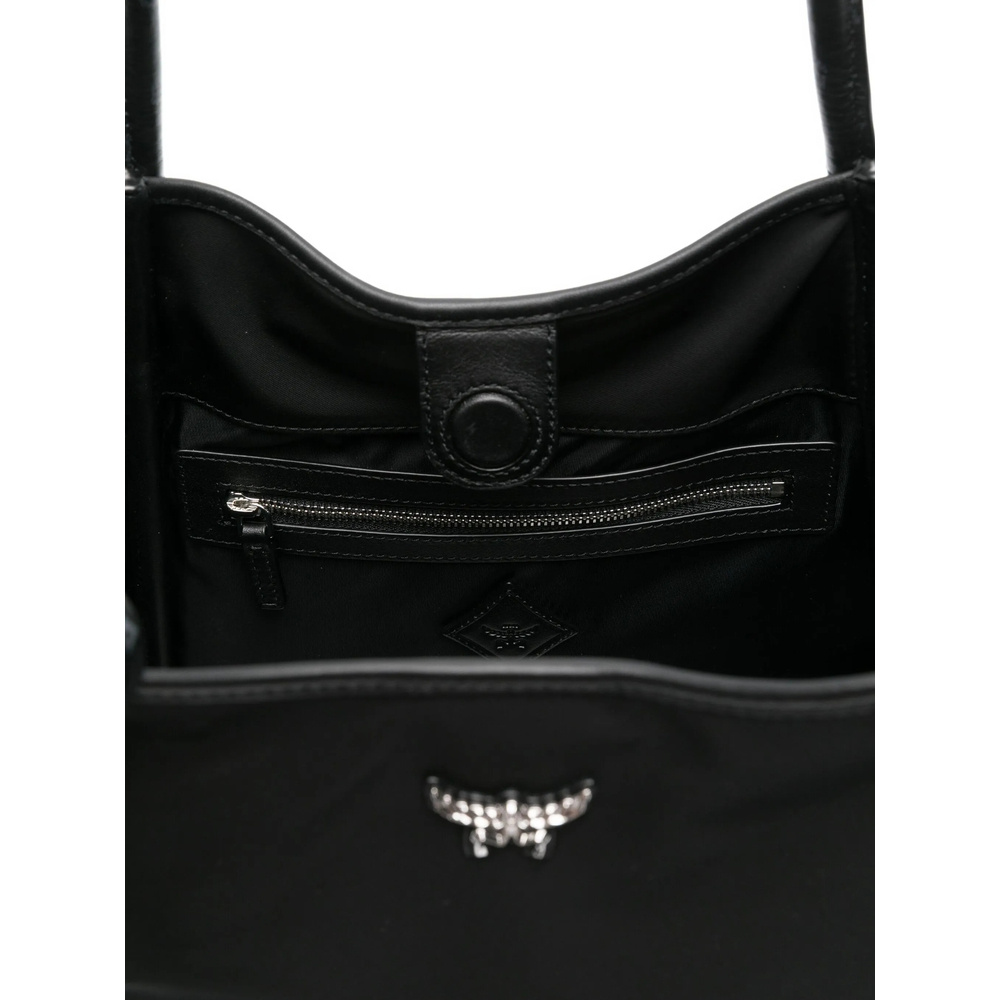 Mcm Aren Tote Bag In Black