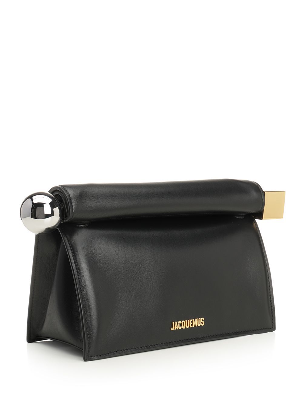 Jacquemus The Small Rond Carré Clutch In Black