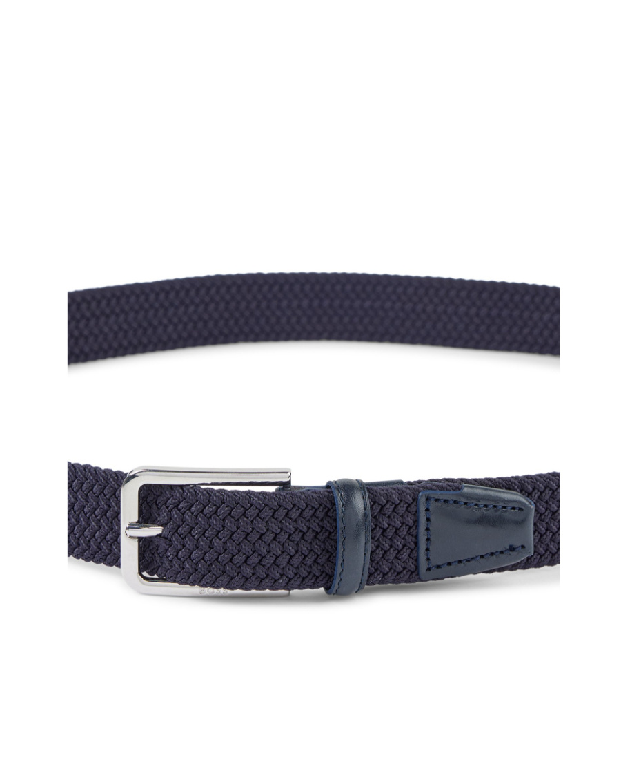 Hugo Boss Buckle-fastening Belt In Blue