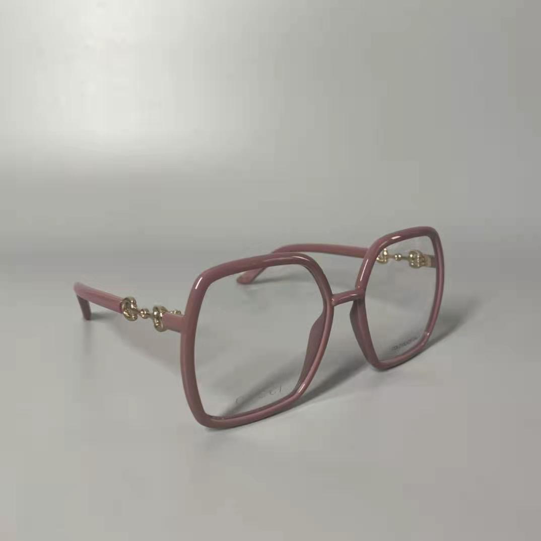 Gucci Horsebit Detail Oversized-frame Glasses In Brown