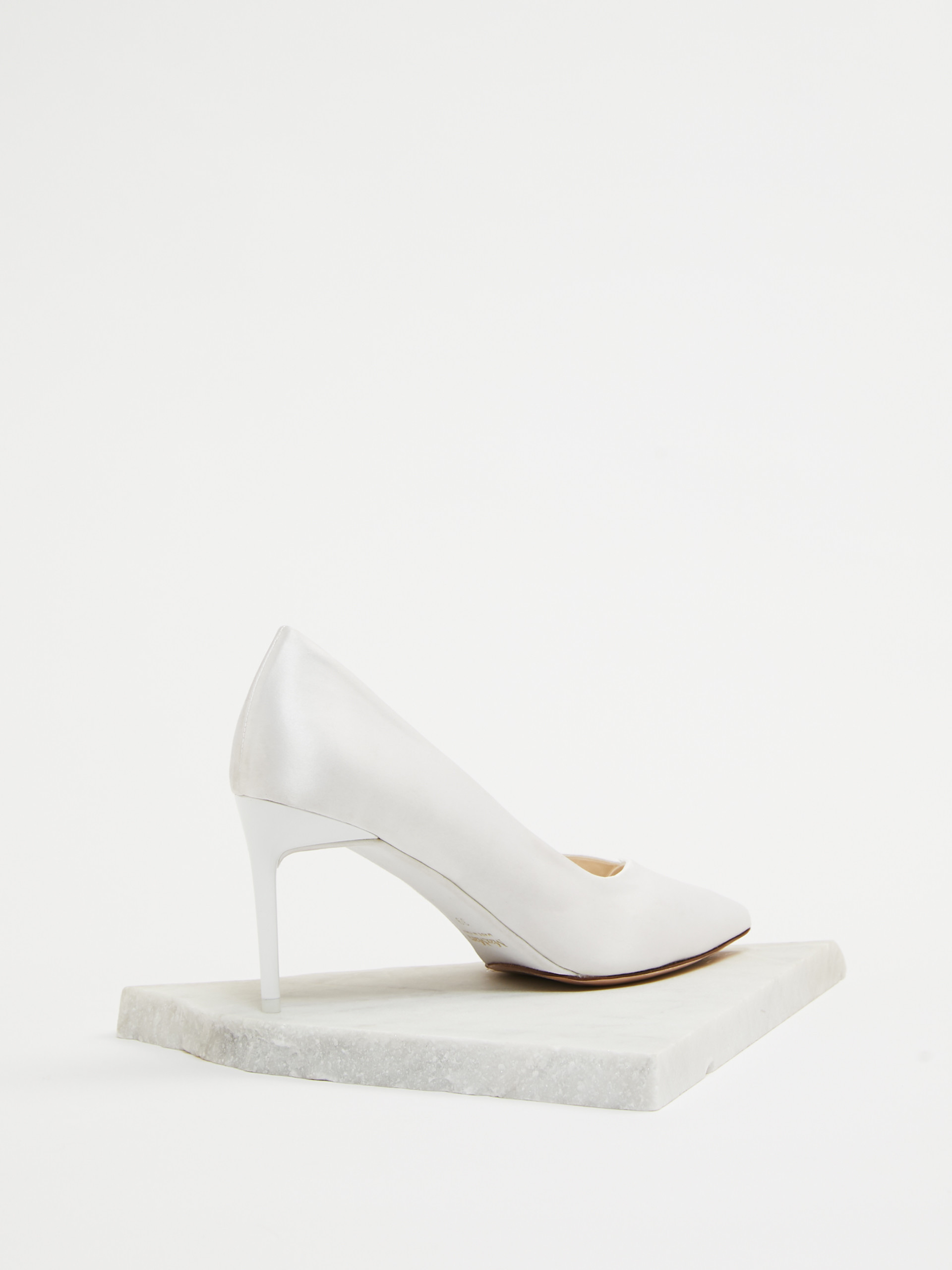 Max Mara Pointed High Heels In White