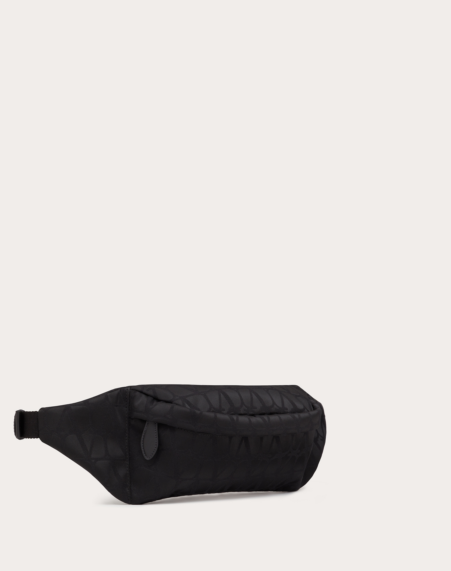 Valentino Monogram-pattern Belt Bag In Black