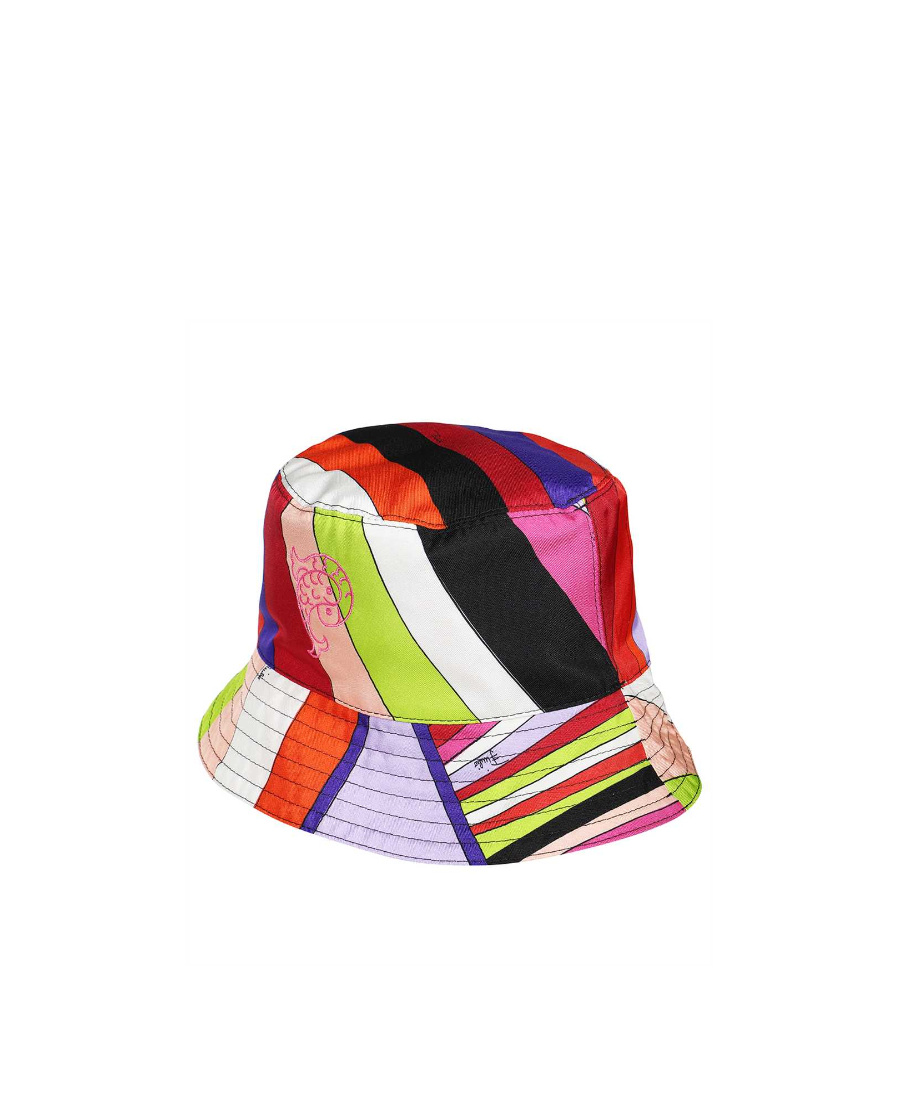EMILIO PUCCI ABSTRACT-PRINT BUCKET HAT