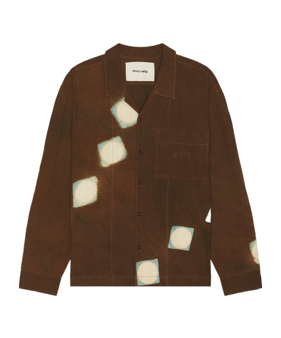 Story Mfg. Greetings Shirt In Brown