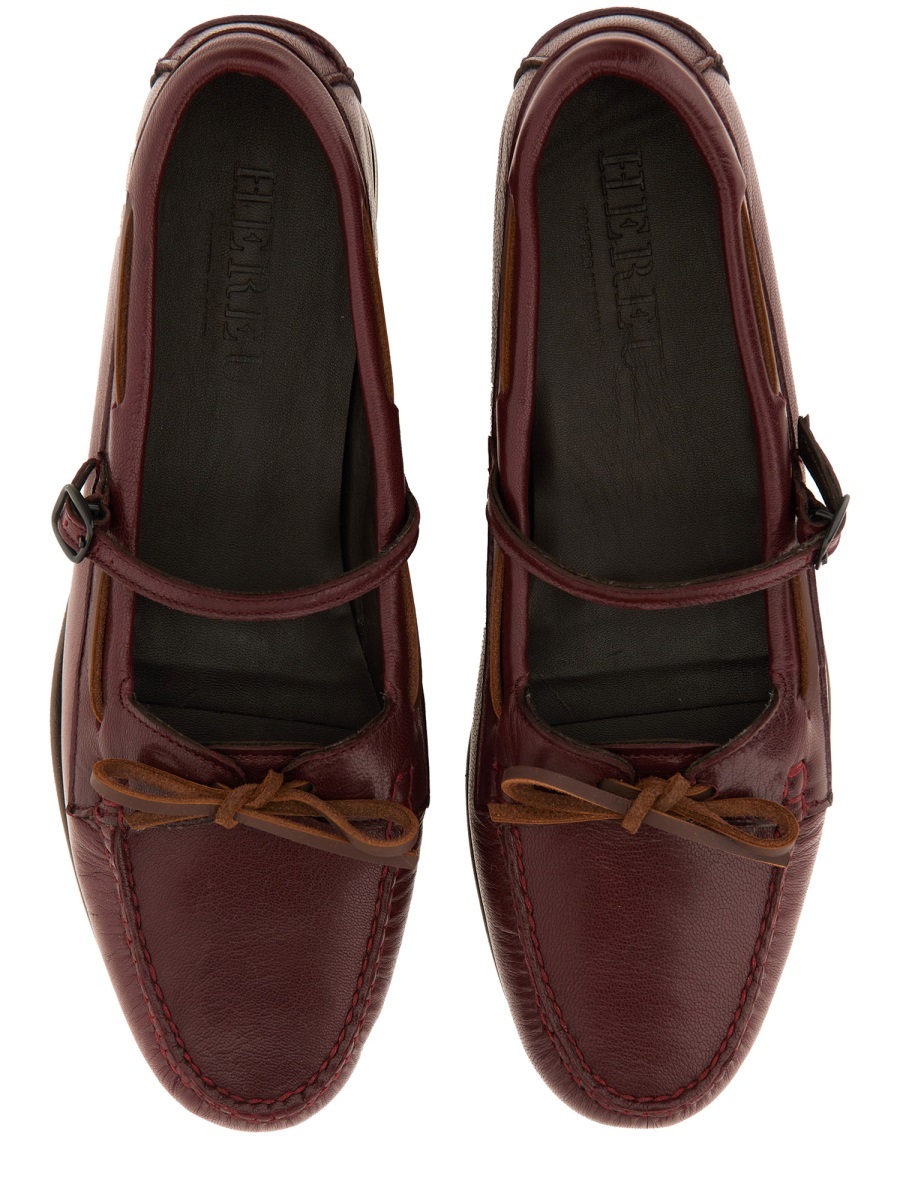 Hereu Moccasin Mary Jane Lorea Supple Shiny In Multi