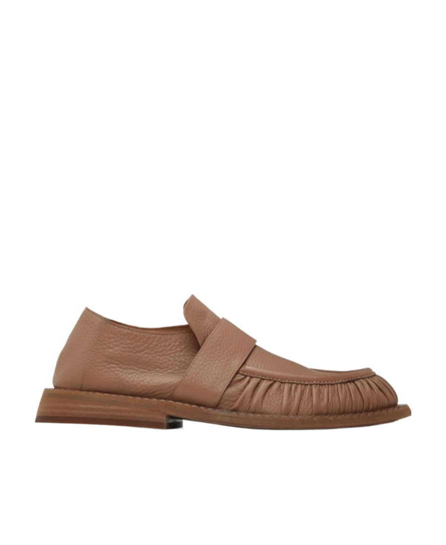 Marsèll Ruched-detail Slip-on Loafers In Brown