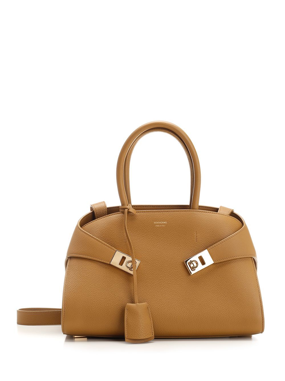 Ferragamo Tote Bag Hug Small In Green